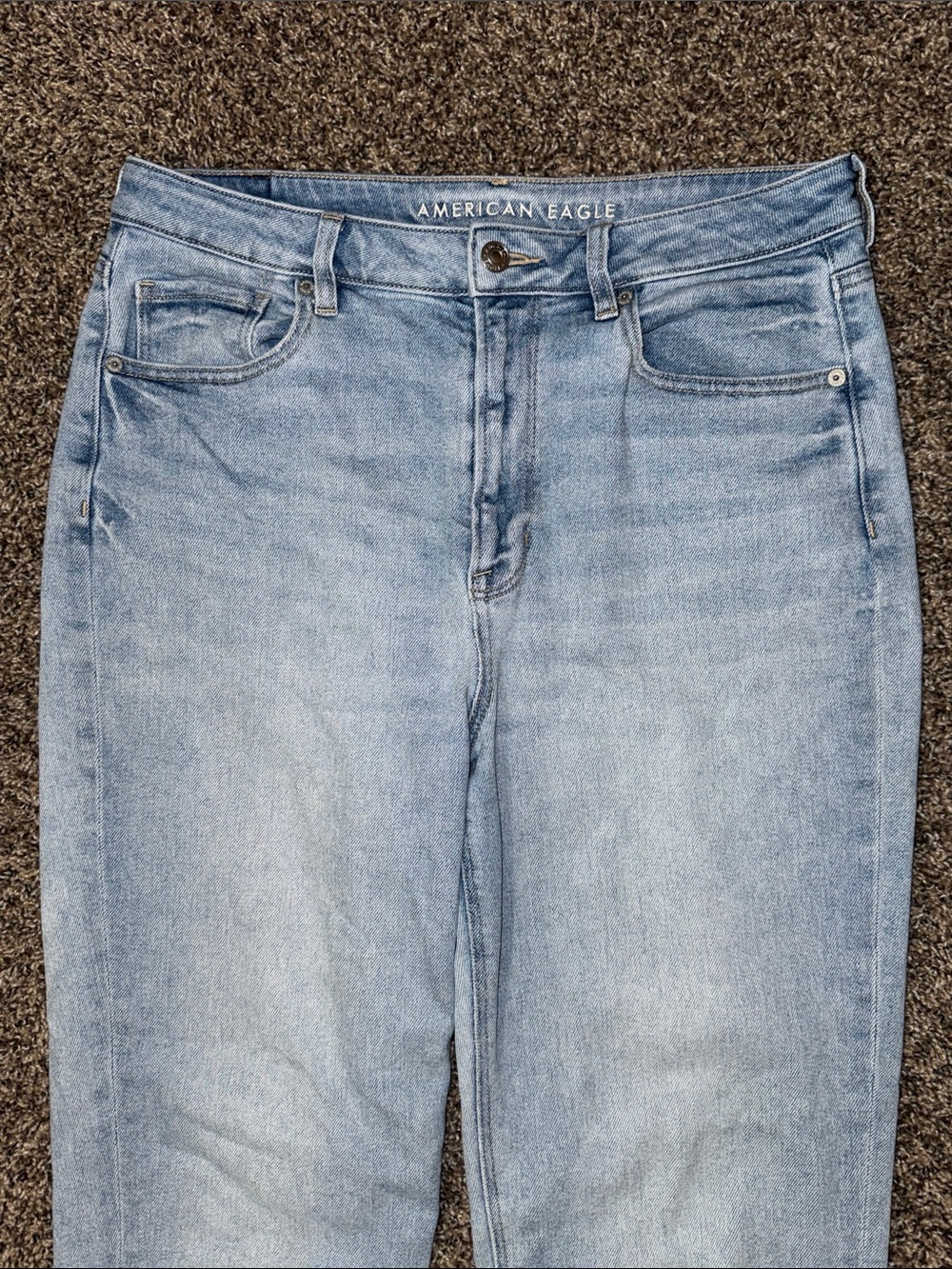 American Eagle Mom Straight Jean size 12 Regular - Picture 5 of 11